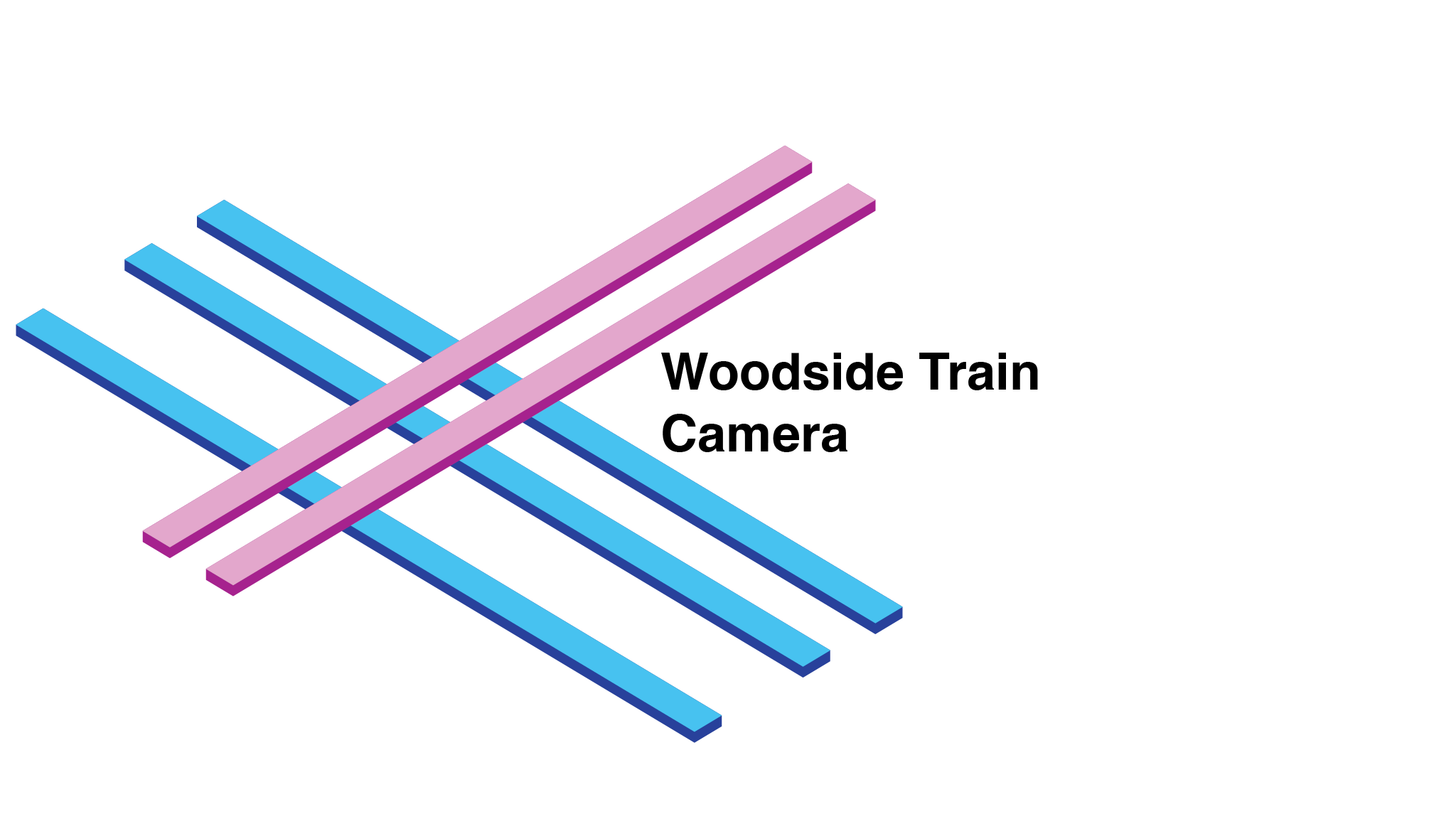 Woodside Train Camera logo with text